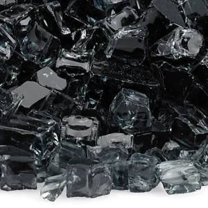 Black 1/2" Classic Fire Glass