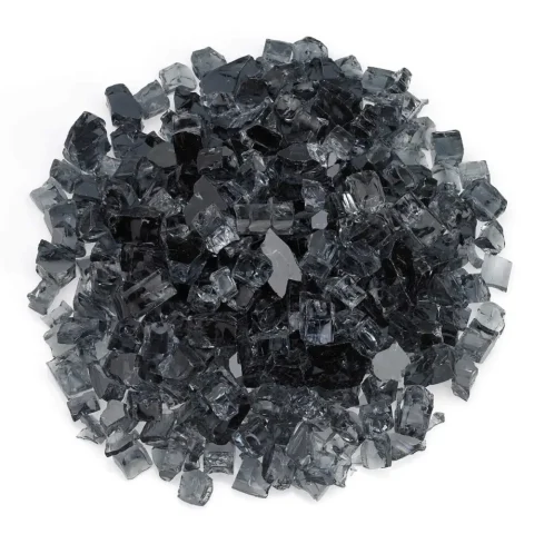 Classic Fire Glass 1/2 Inch Grey