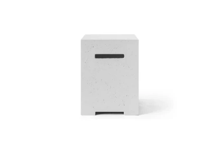 Propane Tank Cover in lightweight concrete - color -Ash