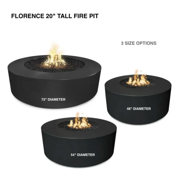 Florence 20" Tall GFRC Fire Pit by The Outdoor Plus - Image 5