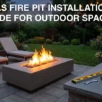 Gas Fire Pit Installation Guide for Outdoor Spaces