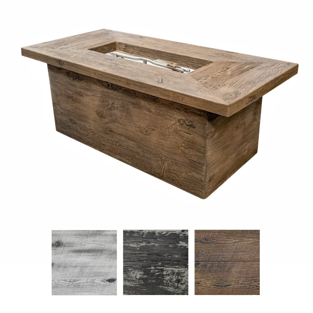 The Grove Wood Grain Fire Table