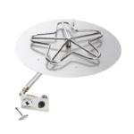 HPC Round Flat Fire Pit Kit with Push Button Ignition Non-Certified