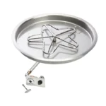 Non-certified HPC Round Bowl Fire Pit Kit with Push Button Ignition
