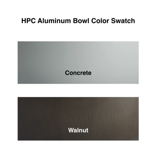 HPC Aluminum Bowl Color Swatch