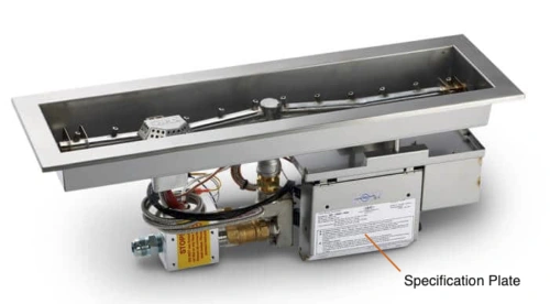 HPC Insert Kit Specification Plate location