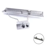 HPC Linear Interlink Fire Pit Kit with Flame Sensing Spark Ignition