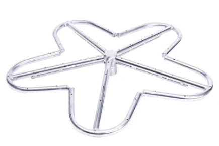 The HPC Fire Stainless Steel Penta Burner for Fire Pits