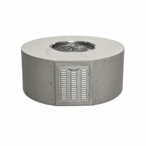 HPC Round Ready-To-Finish Fire Pit with Stainless Steel Access Panel for LP Gas Tank from the Gas Tank Series