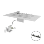 HPC H-Flat Gas Fire Pit Insert with Flame Sensing Spark Ignition