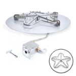 HPC Match Lit Round Flat Insert Torpedo Penta Burner
