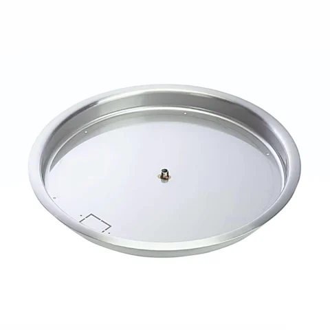 HPC Round Drop-In Stainless Steel Fire Pit Pan