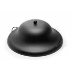 HPC Tall Black Round Aluminum Fire Pit Covers