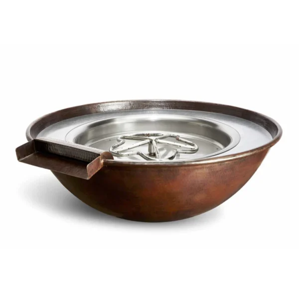HPC Tempe Copper Fire & Water Bowl