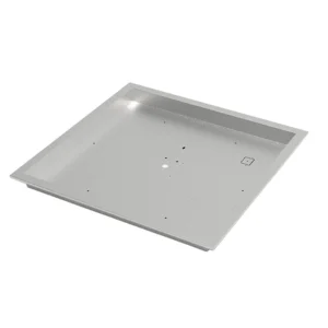 HPC Square Drop-In Stainless Steel Fire Pit Pan