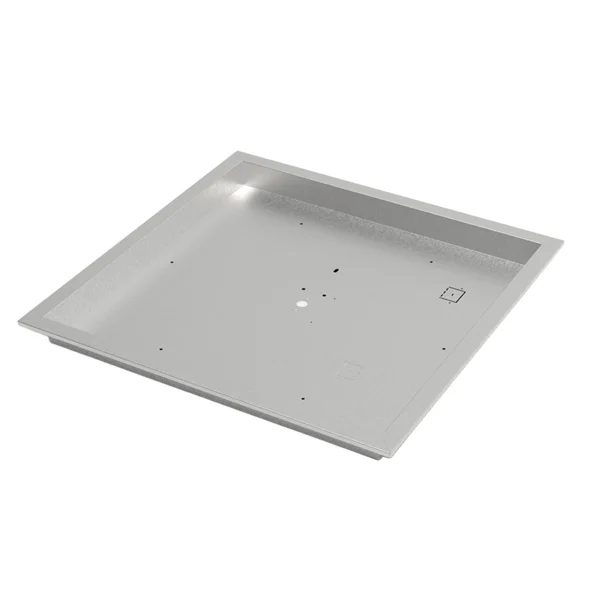 HPC Square Drop-In Stainless Steel Fire Pit Pan