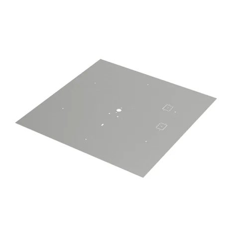 HPC Square Flat Stainless Steel Fire Pit Pan
