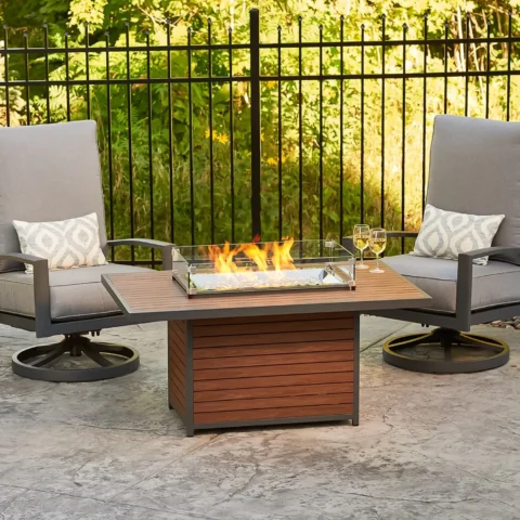Brooks Rectangular Gas Fire Pit Table by The Outdoor Greatroom Company - Image 2