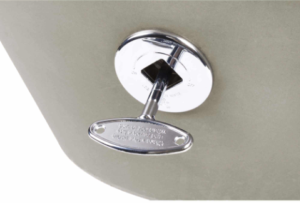 Gas Key Valve installation on a fire bowl face