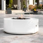 Unity Fire Pit on a patio
