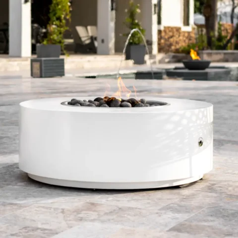 Unity Fire Pit on a patio