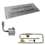 Rectangular Stainless Steel Flat Pan with AWEIS Electronic Ignition