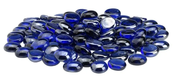 fb rblst 10 b 2 1 1 Royal Blue Luster Fire Beads for Fire Pits and Fireplaces