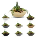 27 Inch Sedona GFRC Planter Bowl