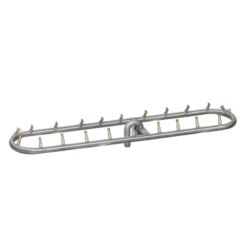 TOP Racetrack Stainless Steel Bullet Burner for Fire Features