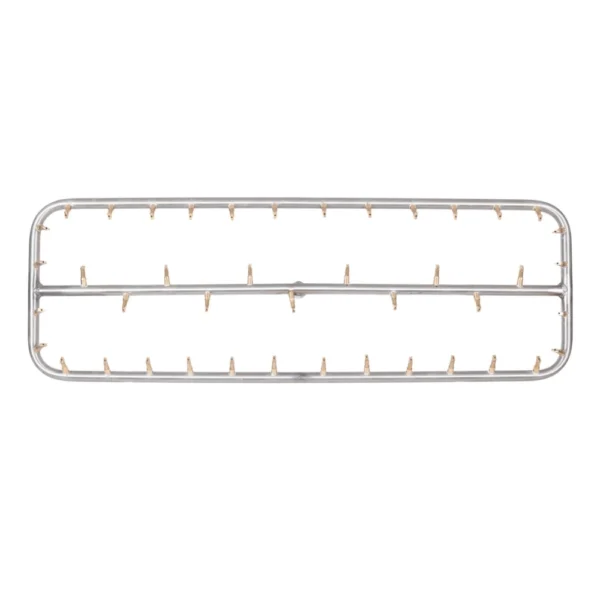 Rectangular Stainless Steel Bullet Burner for Fire Pits