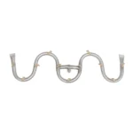 TOP Switchback Stainless Steel Bullet Burner for fire features.
