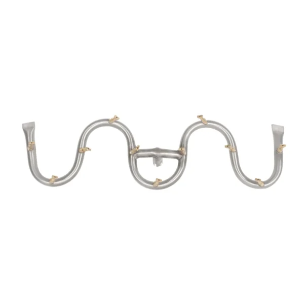 TOP Switchback Stainless Steel Bullet Burner for fire features.