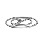 The Outdoor Plus Round Double Ring Fire Pit Burner