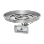 Match Lit Flame Sensing Round Drop In Fire Pit Kit by The Outdoor Plus