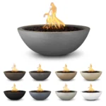 27 Inch Diameter Sedona Fire Bowl showing 9 Standard Colors