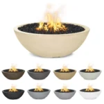 48 Inch Diameter Sedona Fire Bowl GFRC Concrete Colors