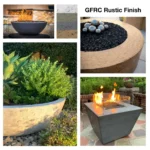 Florence 20" Tall GFRC Fire Pit by The Outdoor Plus
