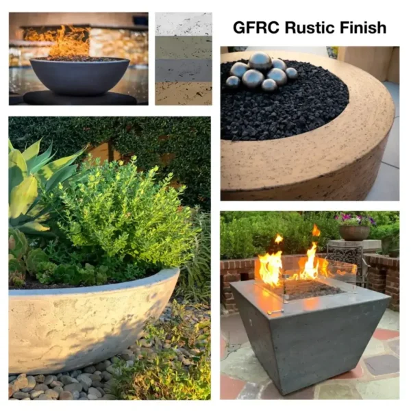 Florence 20" Tall GFRC Fire Pit by The Outdoor Plus - Image 4