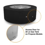 A look at the 24" Unity Fire Pit Access Door for 20 lb Propane Gas Bottle Storage