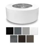 Unity Powder Coated Metal Fire Pit 24 Inches High by The Outdoor plus showing all 7 color options