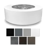 Unity Powder Coated Metal Fire Pit, 18 Inches High showing the 7 color options