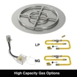 AWEIS Round Flat Kit High Capacity Gas Options