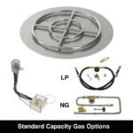 AWEIS Round Flat Kit Standard Capacity Gas Options