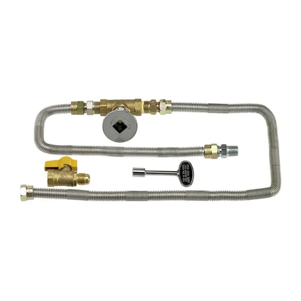 AWEIS Standard Capacity Natural Gas Fire Pit Connection Kit