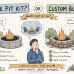 Fire Pit kit or Custom Build: Which Is Right For You?