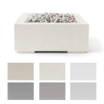 HPC Fire 32 inch Alea Fire Pit in Lightweight Concrete 6 Color Options