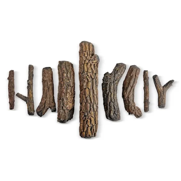 Country Oak Fire Pit Logs Individual Pieces