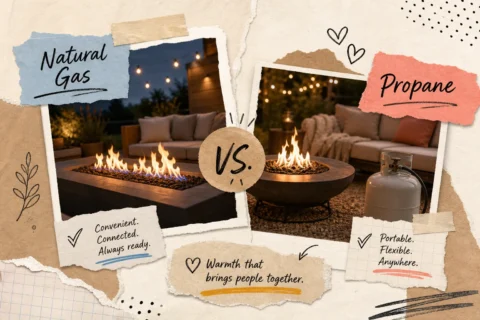 Natural gas vs Propane: Which should you use for your fire pit