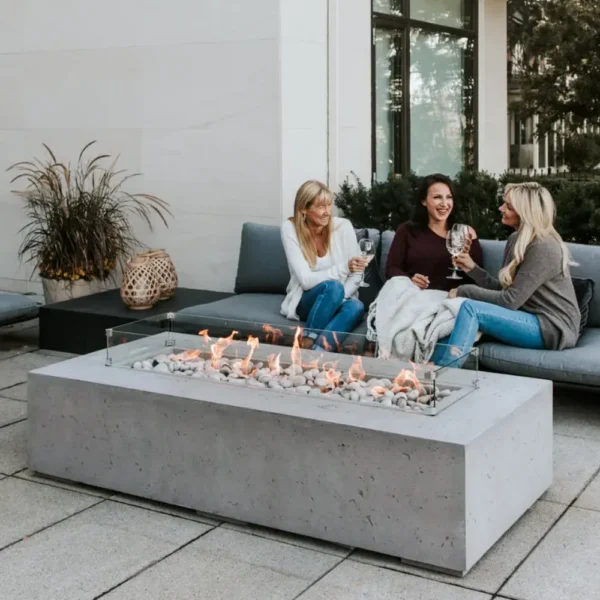 sonoma fire pit 72 lightweight concrete